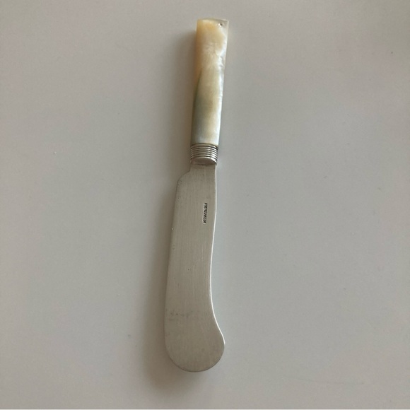 Vintage set of 5 knives: 3 Quikut steak, 1 Quikut serrated, 1 R&WW butter - Picture 4 of 7